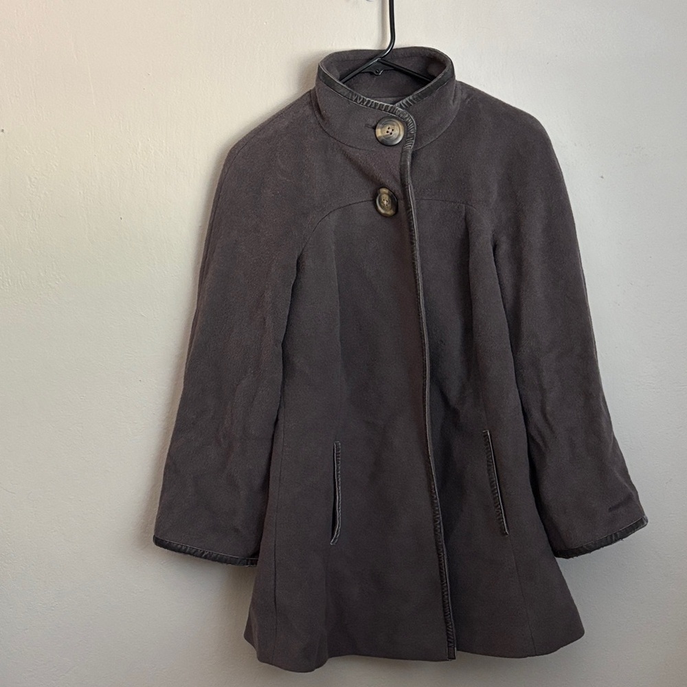 Boden Chocolate Brown Short Trench Coat